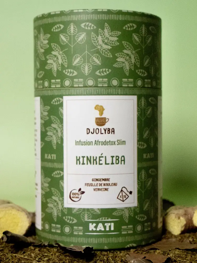 KATI (Kinkéliba-Gingembre-Feuille de Bouleau-Verveine) Nos Infusions Des Infusions Africaines Inspirées des Traditions Ancestrales