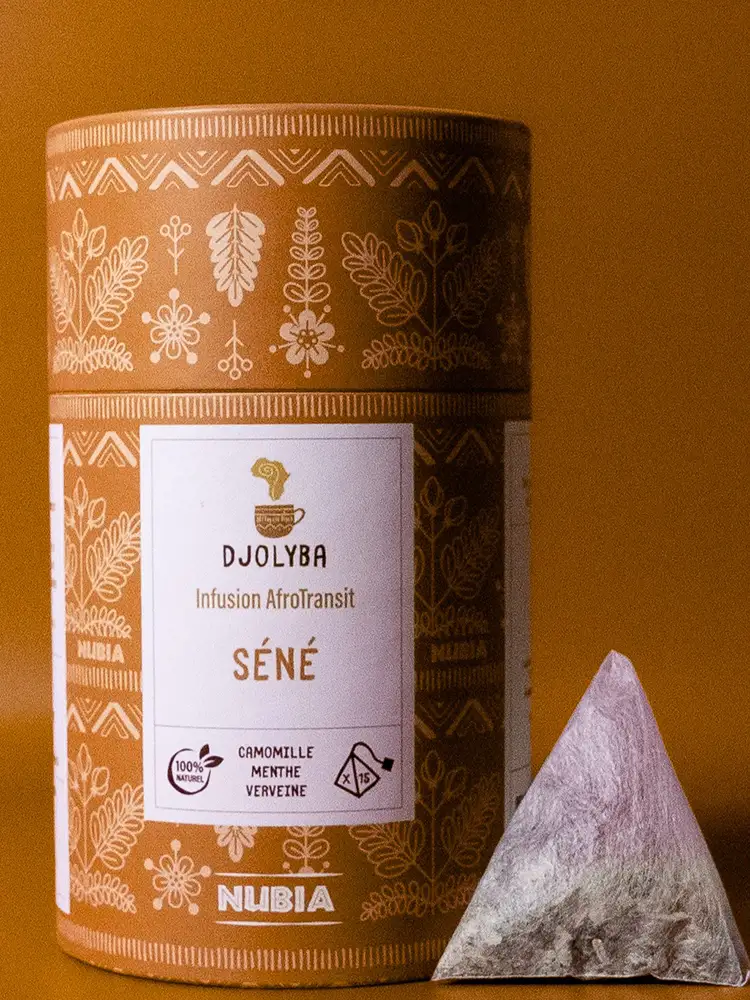 NUBIA (Séné-Camomille-Menthe-Verveine) Nos Infusions Des Infusions Africaines Inspirées des Traditions Ancestrales