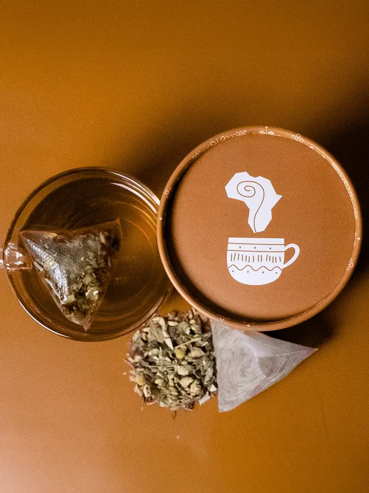 NUBIA (Séné-Camomille-Menthe-Verveine) Nos Infusions Des Infusions Africaines Inspirées des Traditions Ancestrales