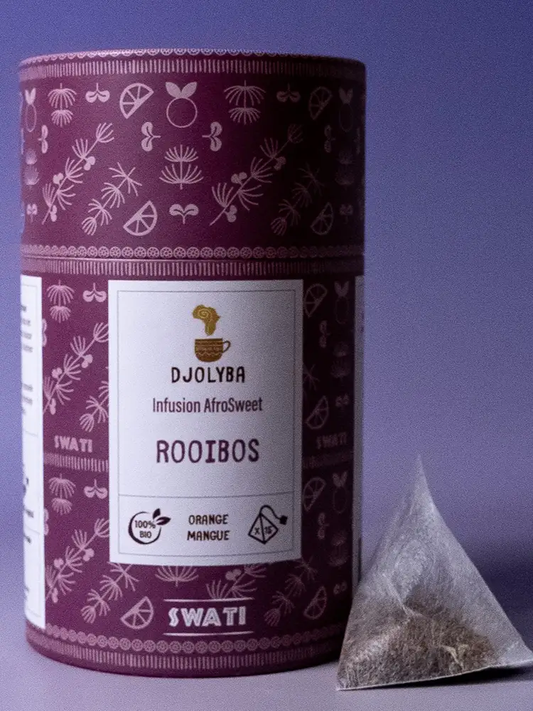 SWATI (Rooibos-Orange-Mangue) Nos Infusions Des Infusions Africaines Inspirées des Traditions Ancestrales