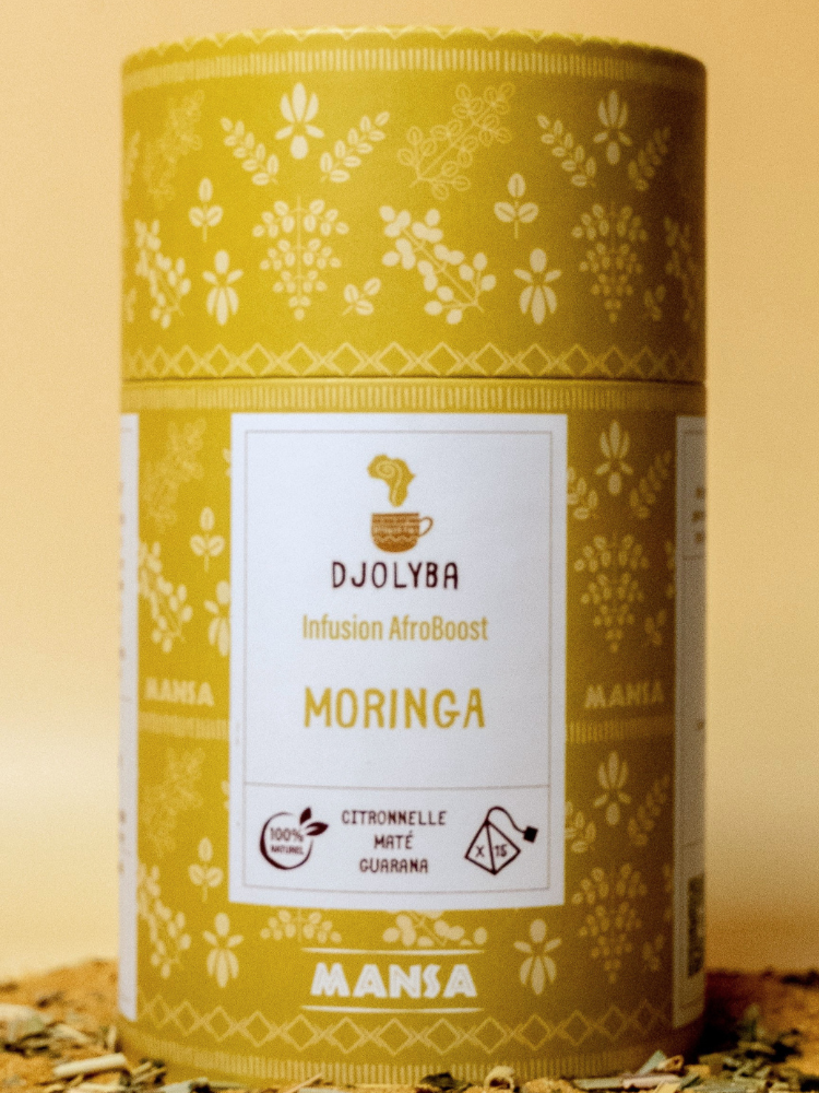 MANSA (Moringa-Citronnelle-Maté-Guarana) Nos Infusions Des Infusions Africaines Inspirées des Traditions Ancestrales